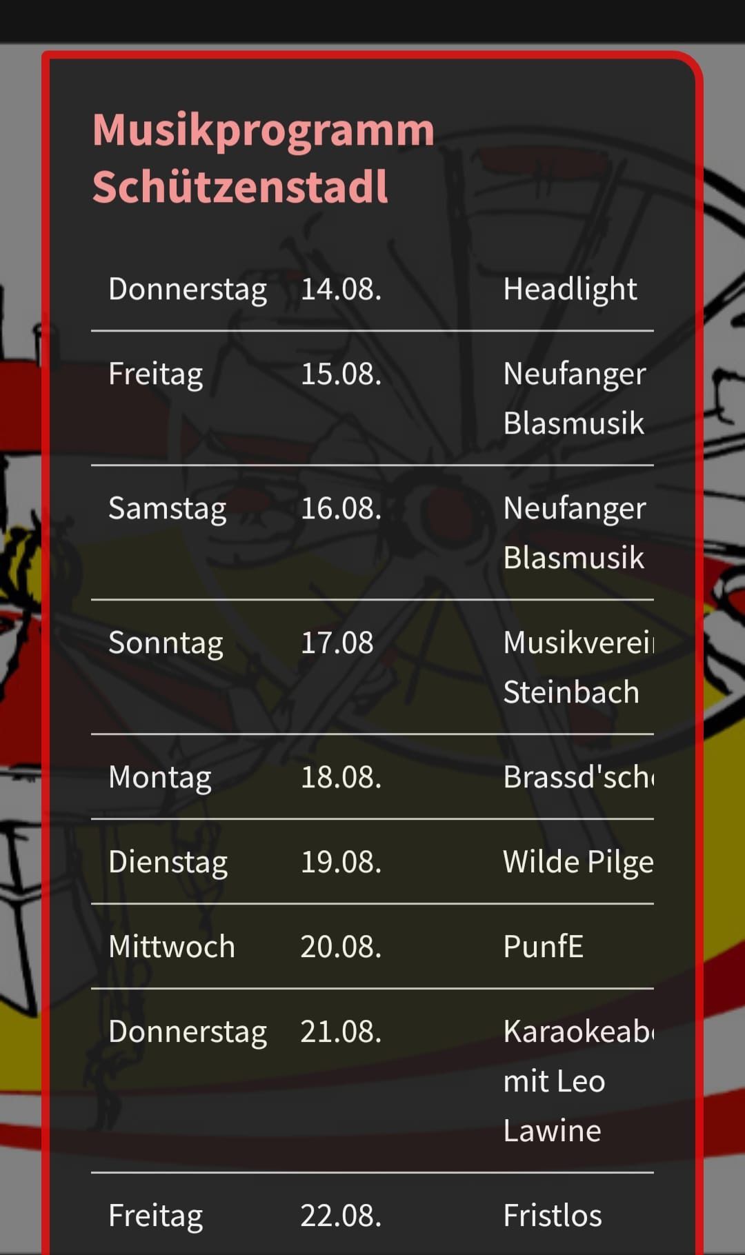 Freischießen_Programm